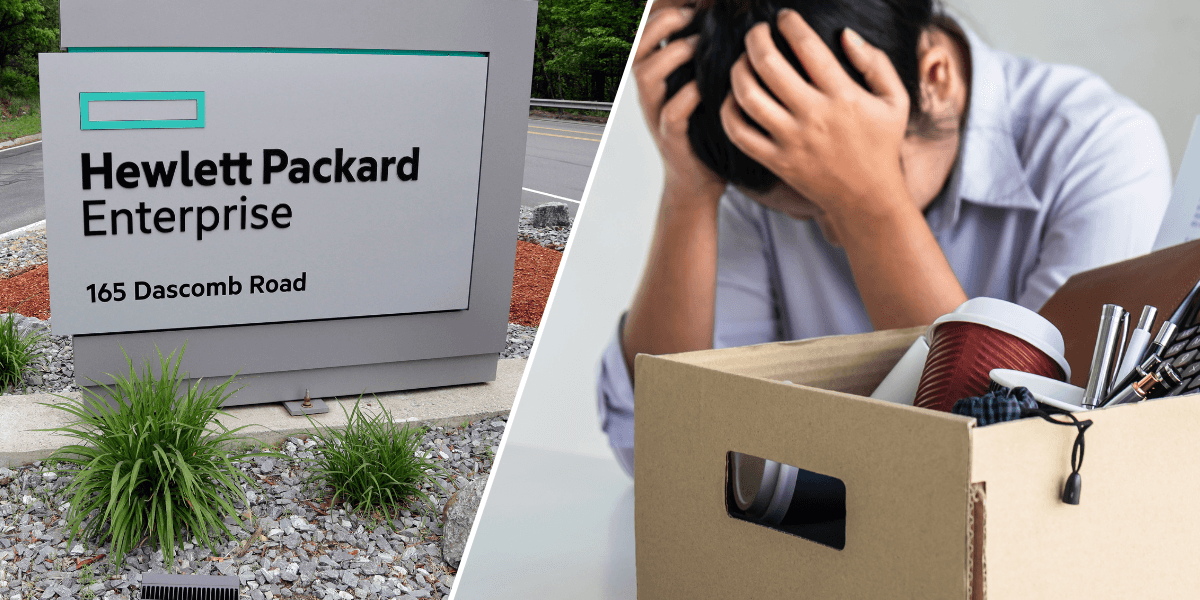 HP satsar på AI och gör sig av med personal. (Foto: Elise Amendola/AP/TT och Canva)