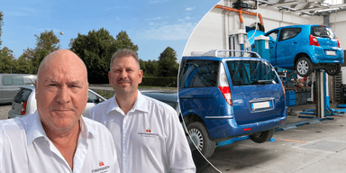 Bo Ericsson och Ulf från Fordonsjuristen arbetar dagligen med att hjälpa bilbranschen att undvika onödiga garanti- och goodwillkostnader. (Foto: Fordonsjuristen och Canva)