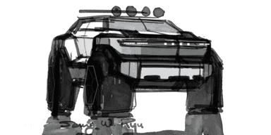 Hyundai släppte i dag denna teaserskiss av CRATER-konceptet inför dess mediedebüt på AutoMobility LA 2025 den 20 november 2025. (Foto: Hyundai)