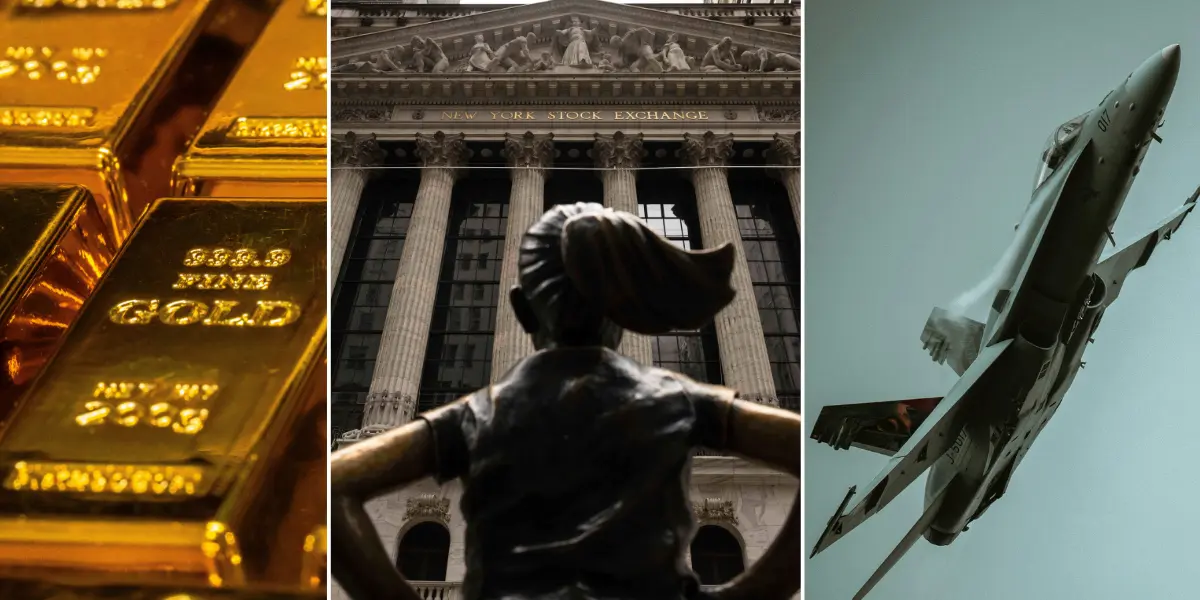 Guld, Wall street och försvar
