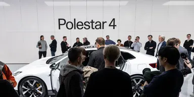 Det är svajigt för Polestar på börsen. (Foto: Pontus Lundahl/TT)