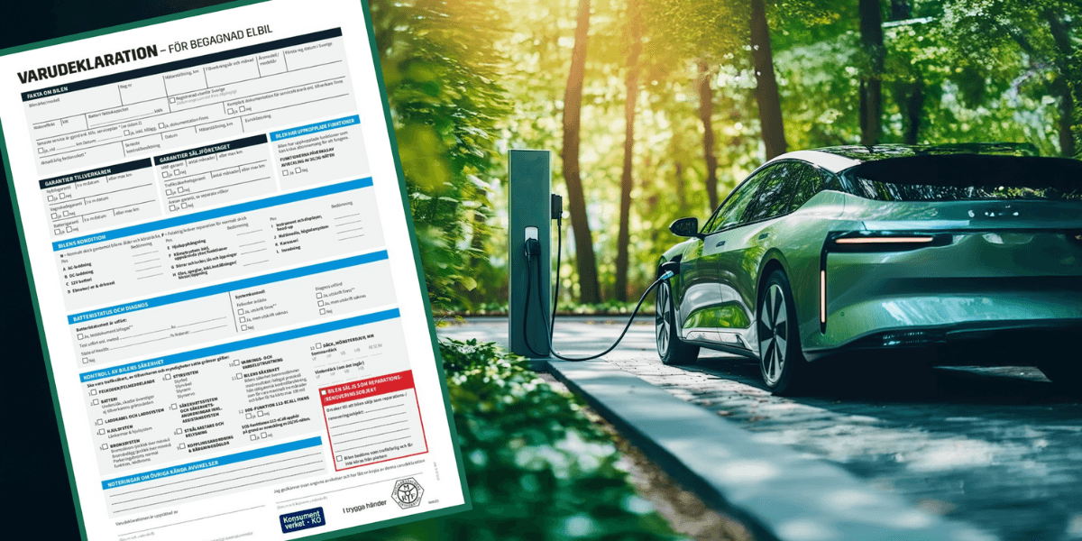 Underbart att man som köpare av begagnad elbil kan få en besiktning på batteriet och en säkerhet inför köpet. (Foto: DEKRA)