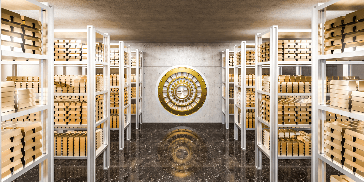 Flera länder bygger sin ekonomiska styrka på stora guldreserver.