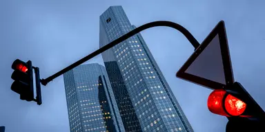 Deutsche Banks huvudkontor i Frankfurt.