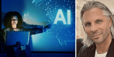 En färsk rapport från Cisco Sverige och Radar Group beskriver hur verksamheter behöver tänka om för att få verkligt värde ur sina satsningarpå AI. (Foto: Canva och Cisco)