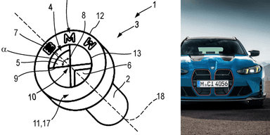 Så här ska skruven se ut enligt patentet. (Foto: World Intellectual Property Organization och BMW)