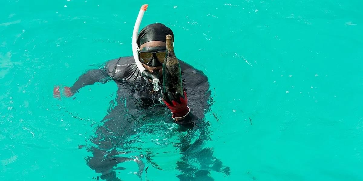 Vinet ska lagras under ytan på Brittiska Jungfruöarna.