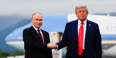 Vladimir Putin och Donald Trump.